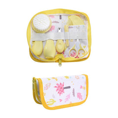 LINK-SUN baby grooming kit with yellow finish, ideal for daily newborn care and grooming
