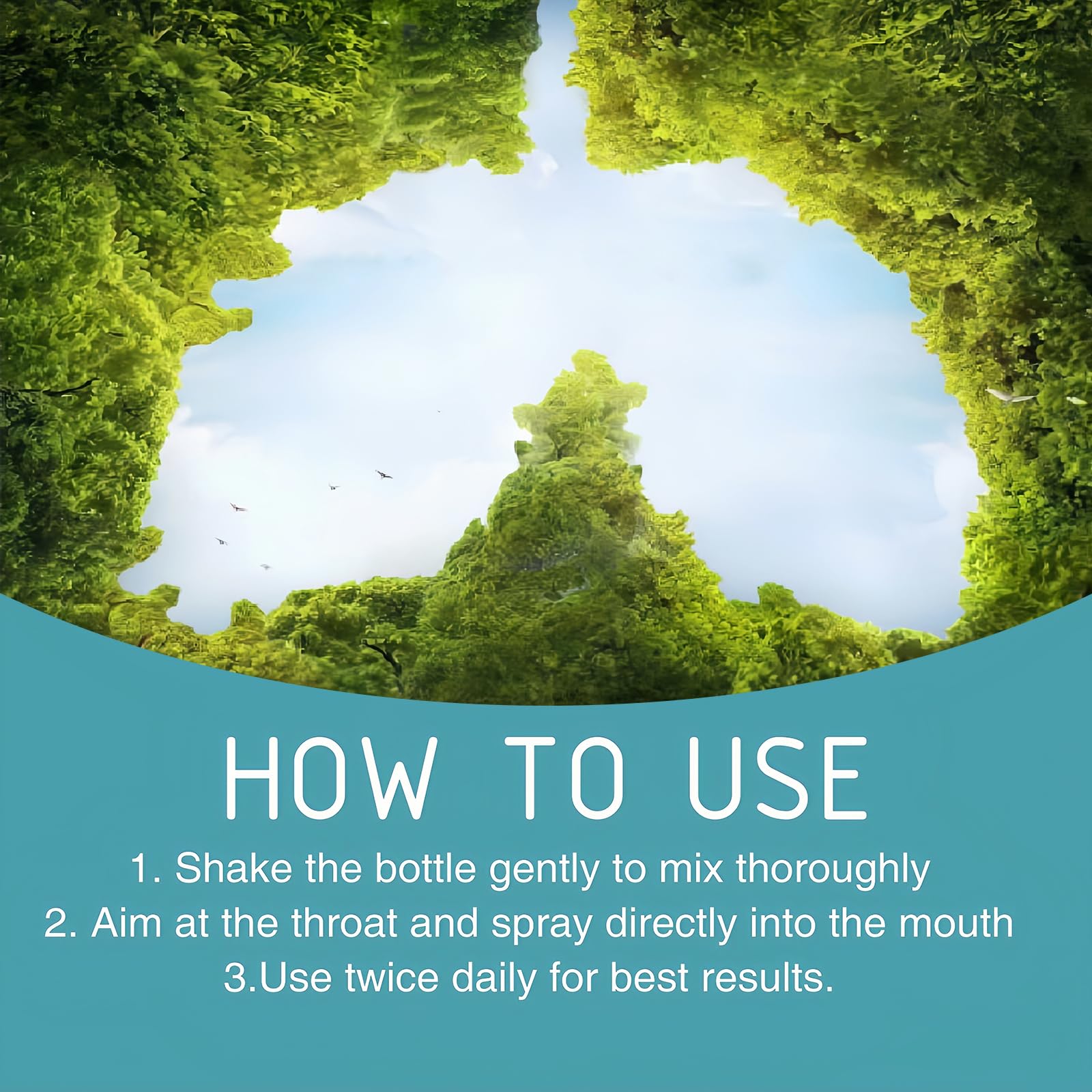 Linpel Breath Easy packaging shown in a lifestyle scene.
