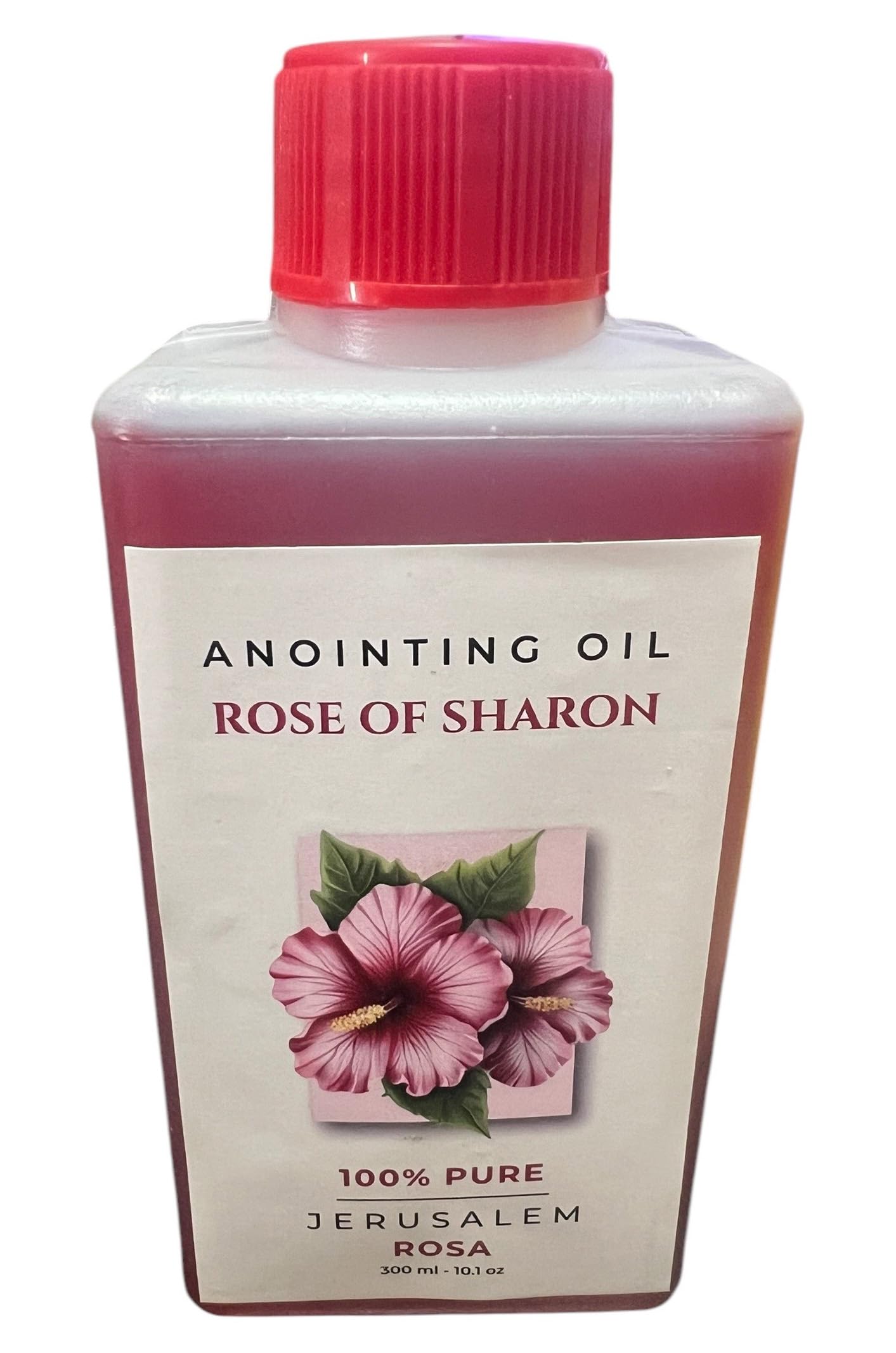 LION OF JUDAH MARKET Biblical Rose of Sharon anointing oil bottle, pure Holy Land blend for sacred rituals.