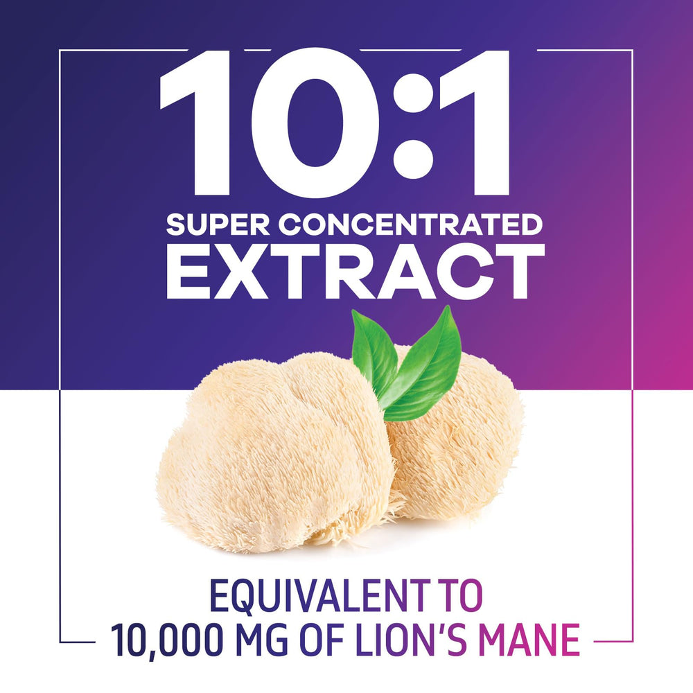 Lions Mane capsules powder texture reveals rich extract for cognitive support potential