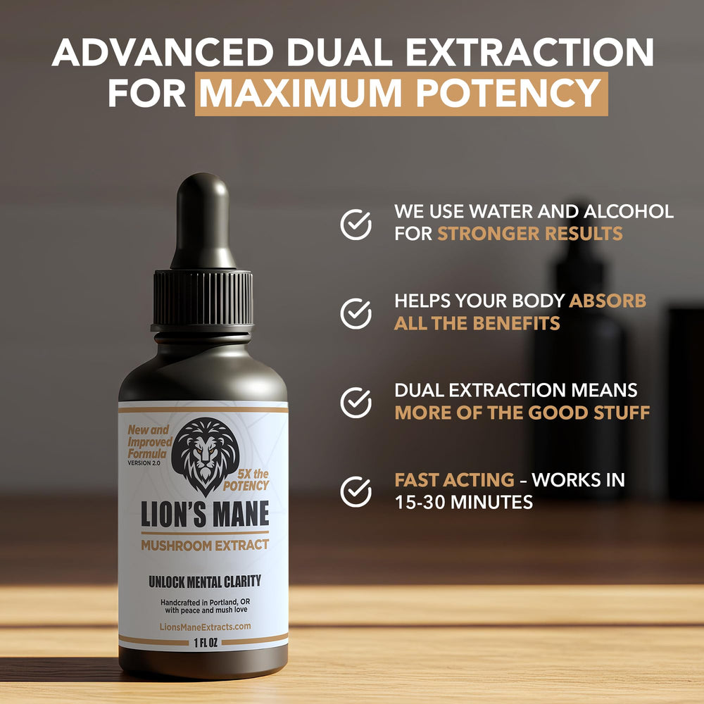 LionsManeExtracts third-party tested tincture for safety and purity