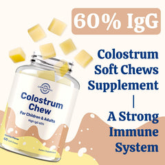 LipmaxMall vanilla-colostrum chews close-up with smooth texture