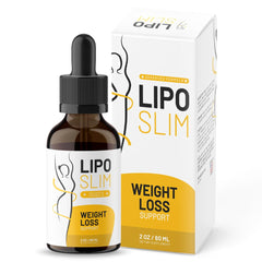 Lipo Slim Drops bottle front showing compact daily wellness support