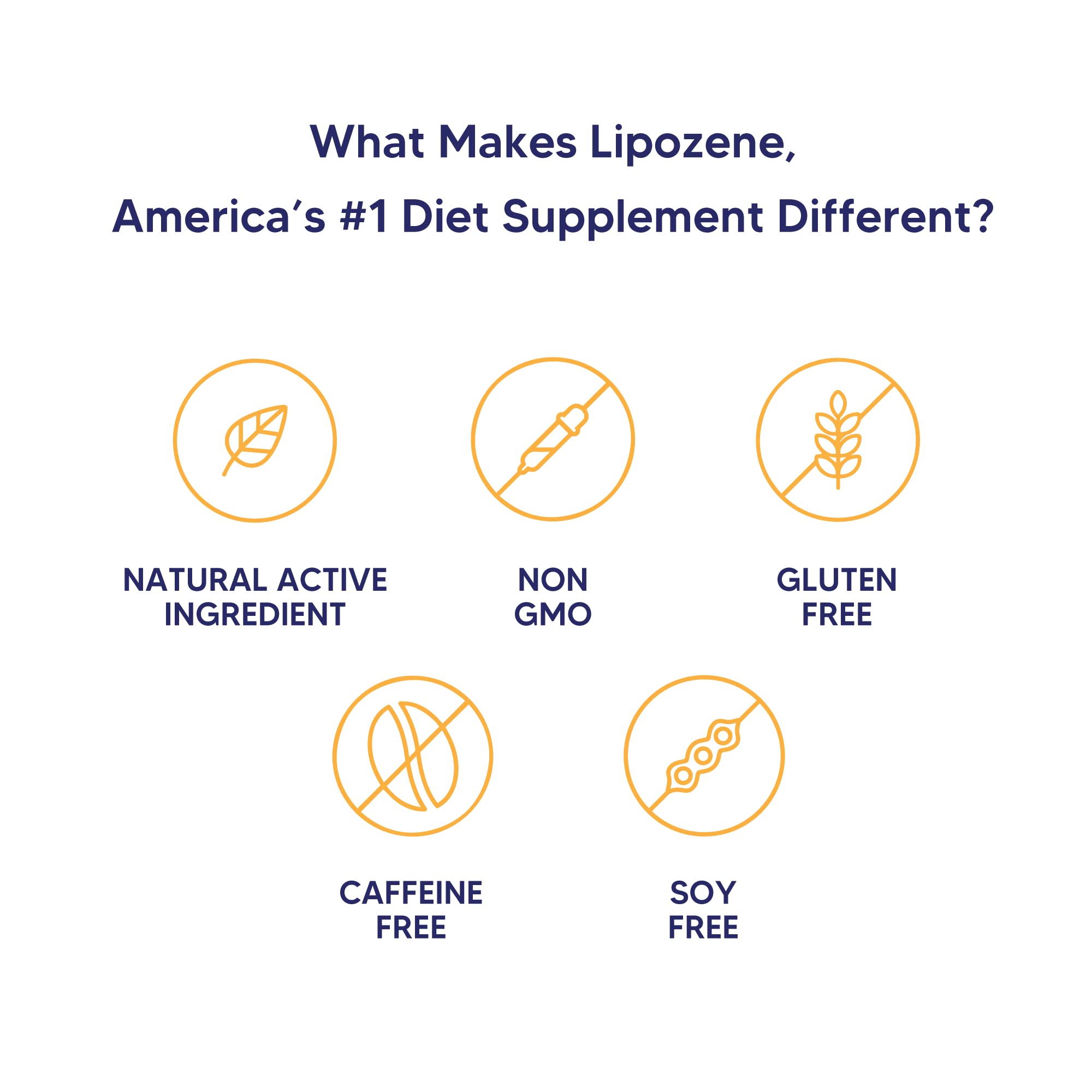 Lipozene daily-dose visual shows easy pre-meal routine for potential appetite control.