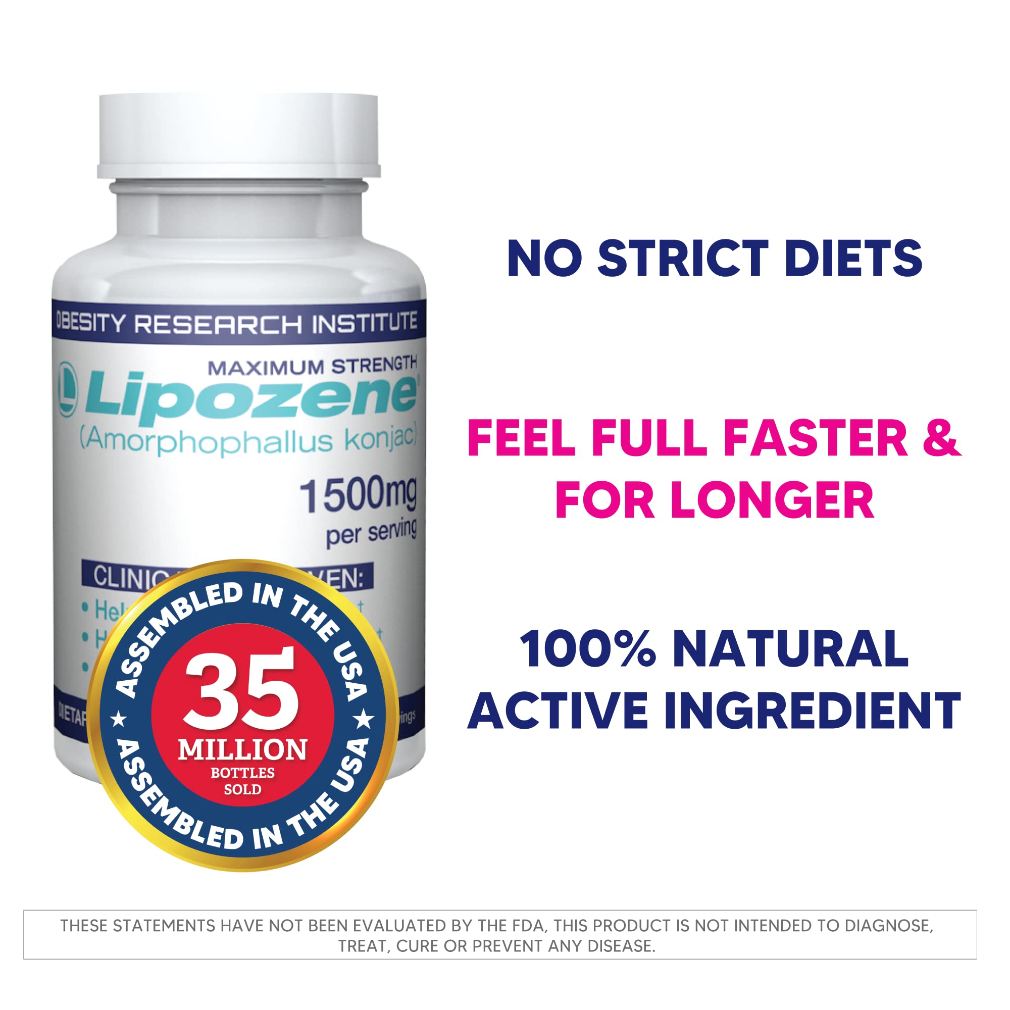 Lipozene packaging box on shelf communicates brand trust and broad retail availability.