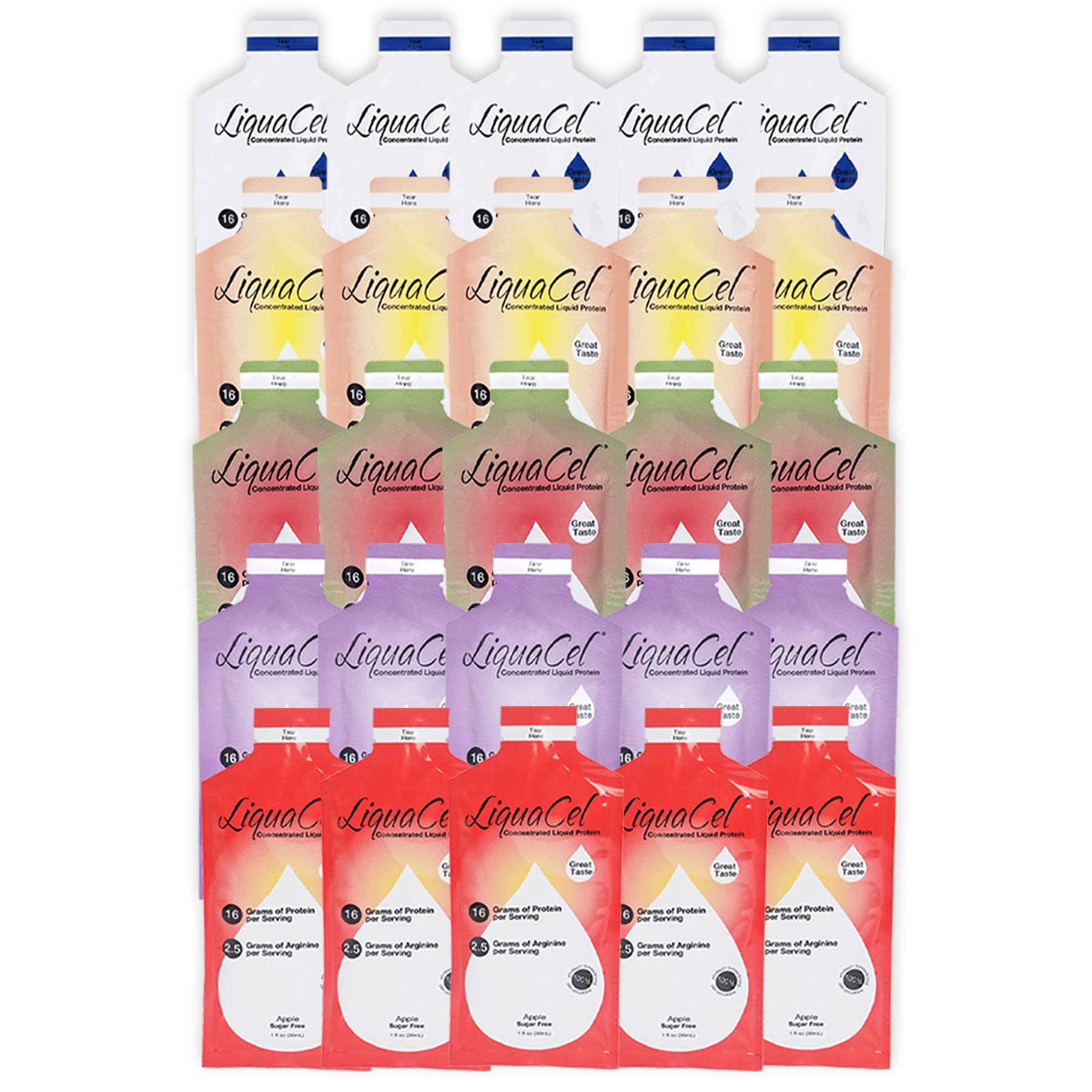 LiquaCel ready-to-drink single-serving packet ready to mix or enjoy straight
