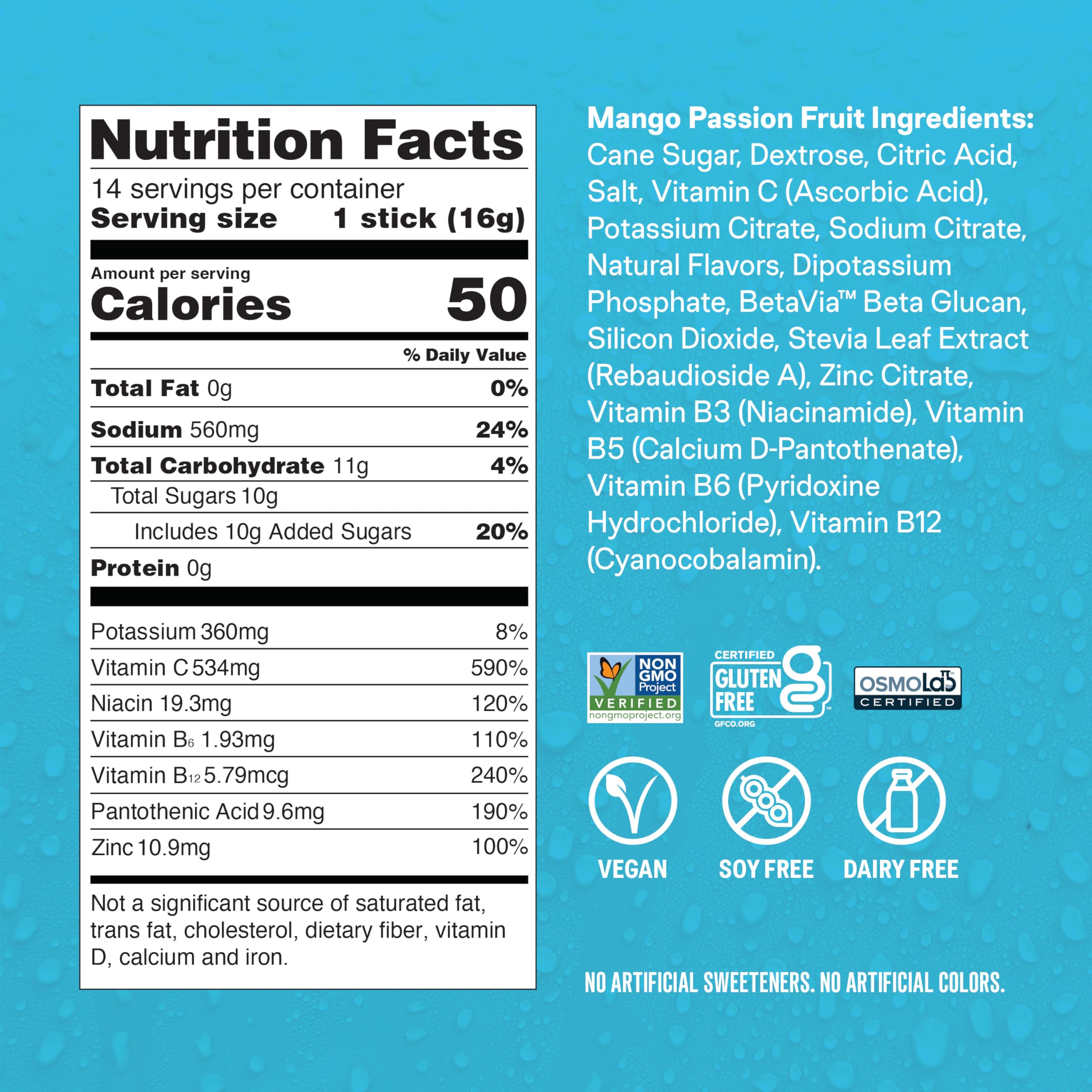 Liquid I.V. Hydration Multiplier opened packet ready for on the go hydration