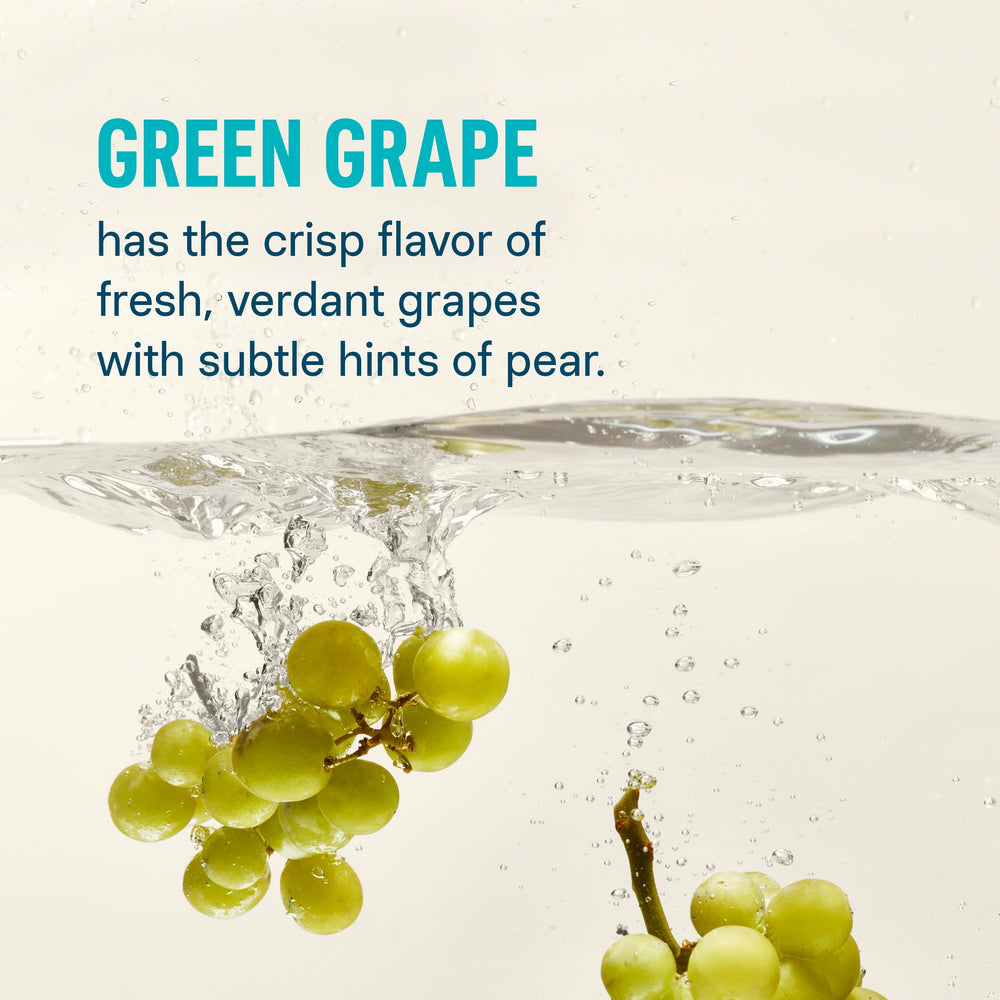 Liquid I.V. Green Grape single-serving packet ready to mix with water.