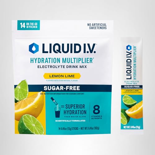 Liquid I.V. Hydration Multiplier packaging with nutrition panel view.