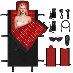 LITDUCK 2570 LEDs full-body therapy mat for relaxing home sessions.