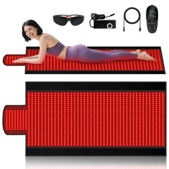 Litduck body red light therapy mat offers full-body coverage for convenient at-home sessions.