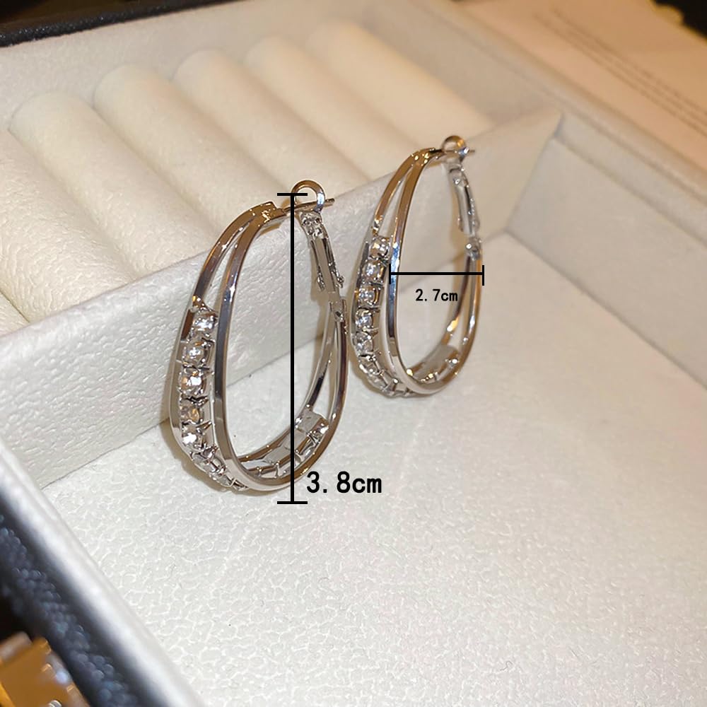 LIU JUN Lymphvity Germanium accents detail on hoops
