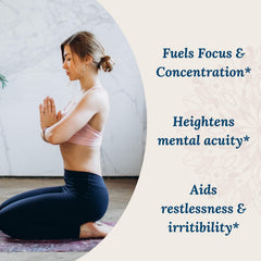 Live Conscious Ashwagandha capsules close-up for calm focus and sustained energy.
