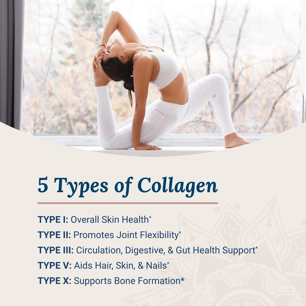 Live Conscious Beyond Collagen bottle highlights biotin and vitamin C for healthier skin and nails.