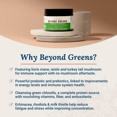 Matcha blend in cup from Live Conscious Beyond Greens for clean energy