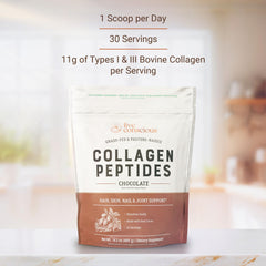Live Conscious Collagen Peptides shake in glass emphasizes enjoyable daily wellness ritual