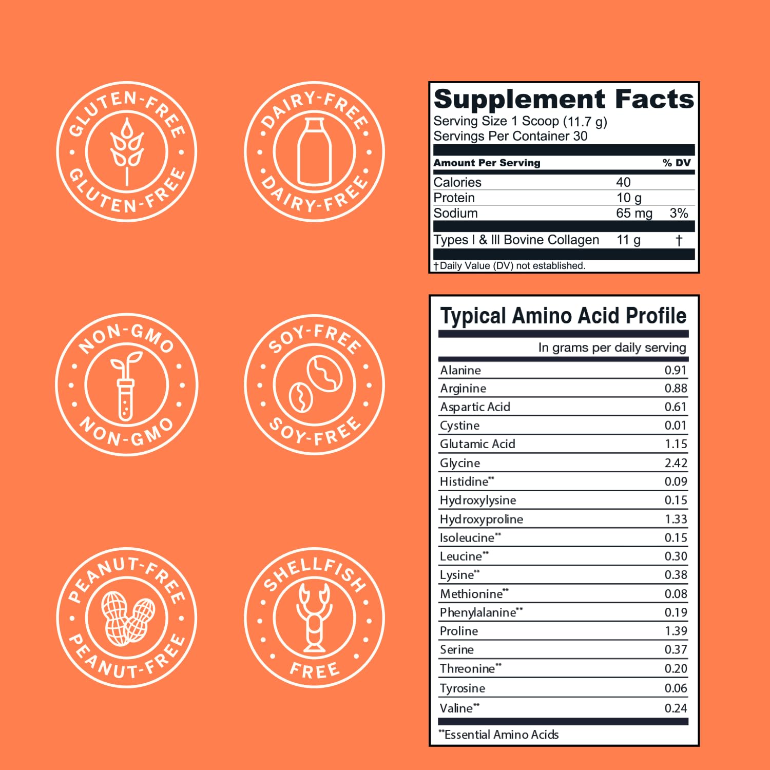Product packaging emphasizes non-GMO and no refrigeration needed.