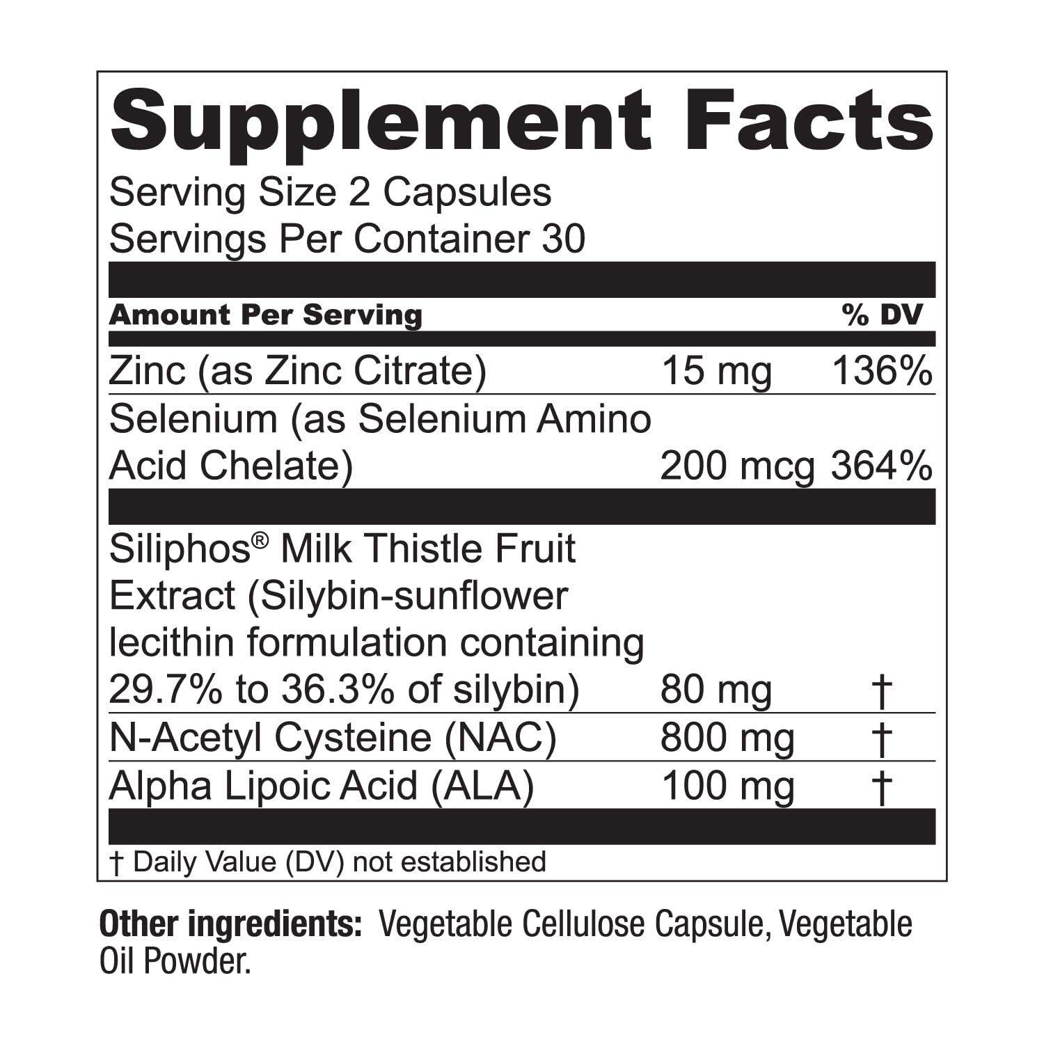 Live Conscious LiverWell capsules highlighting antioxidant ingredients