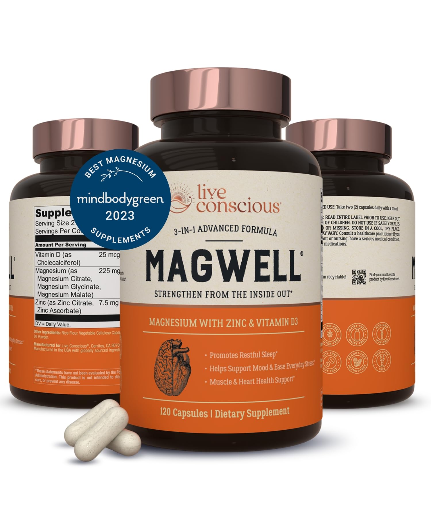 Live Conscious MagWell immunity graphic symbolizing immune support.