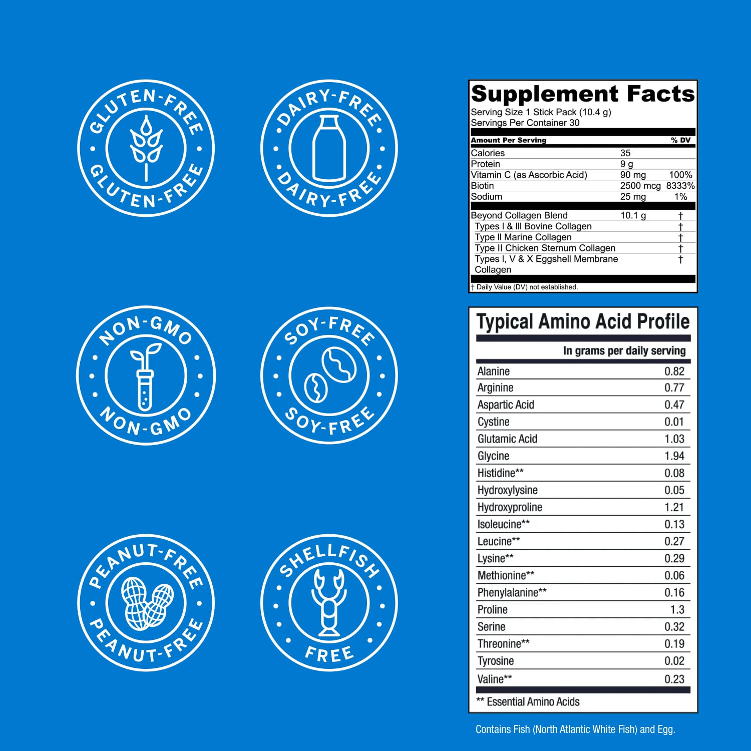 Live Conscious unflavored collagen mix ready for daily use.