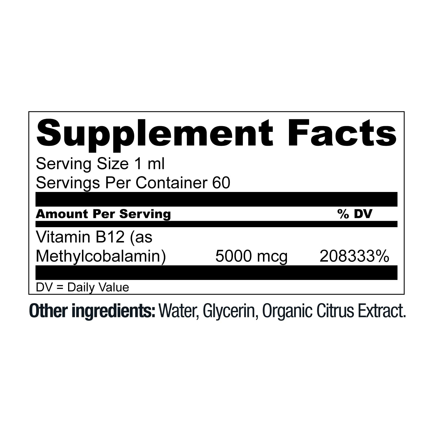 Live Conscious serving-dose indicator on label for tracking intake