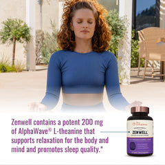 Live Conscious ZenWell label close-up highlighting clean ingredients