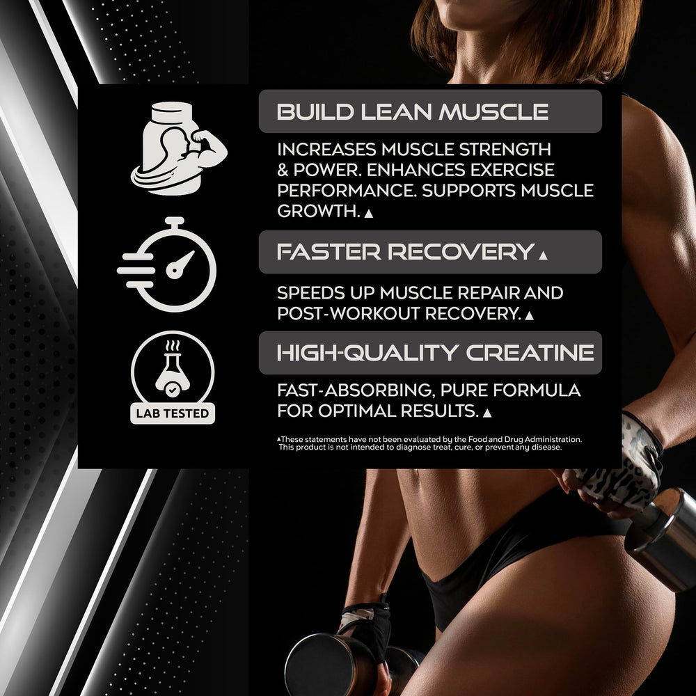 LIVE LGNDRY LABS creatine monohydrate powder dissolving in water for quick shake.