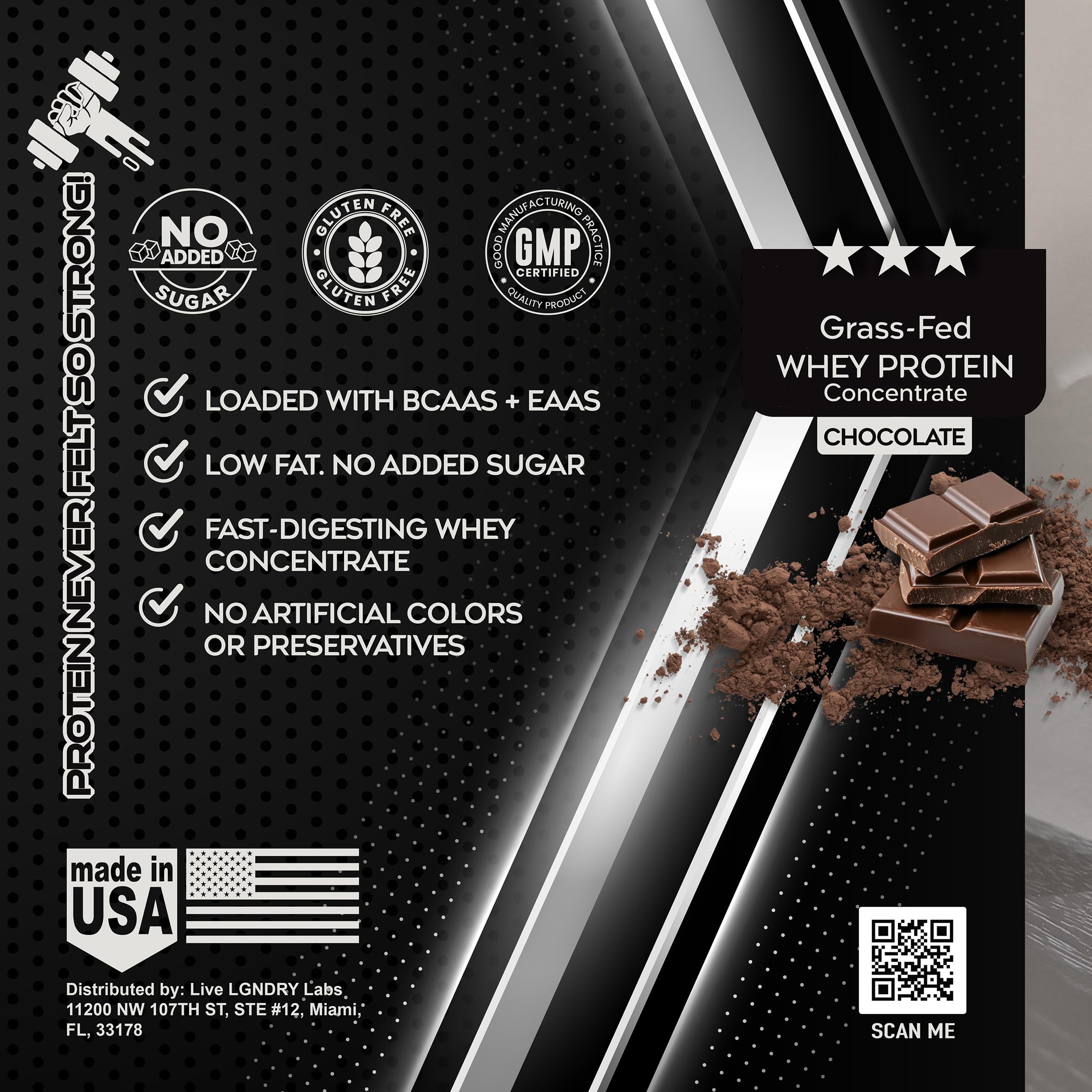 LIVE LGNDRY LABS organic non-GMO label highlights clean sourcing.