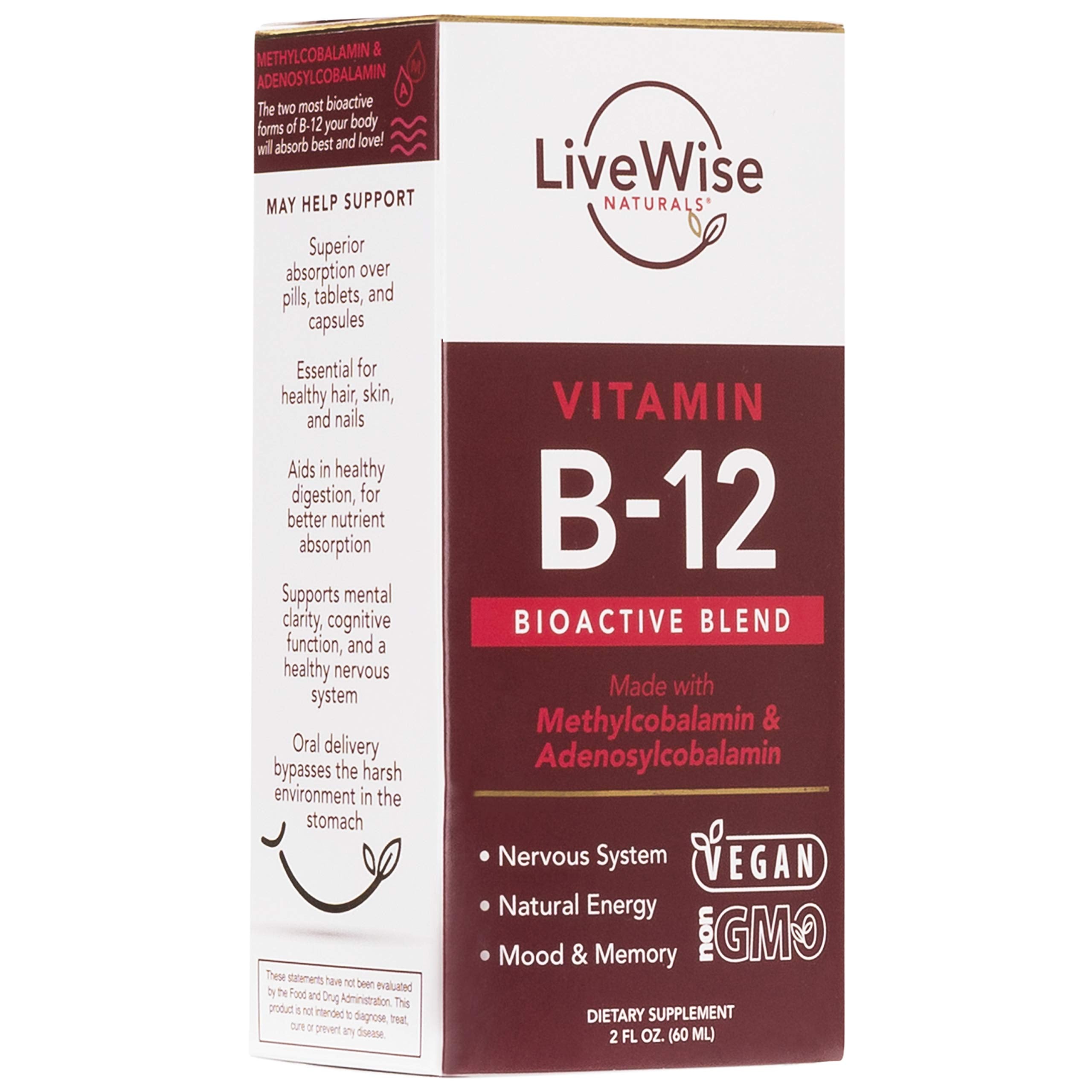 Live Wise Naturals vegan non-GMO certifications flag the clean formula.