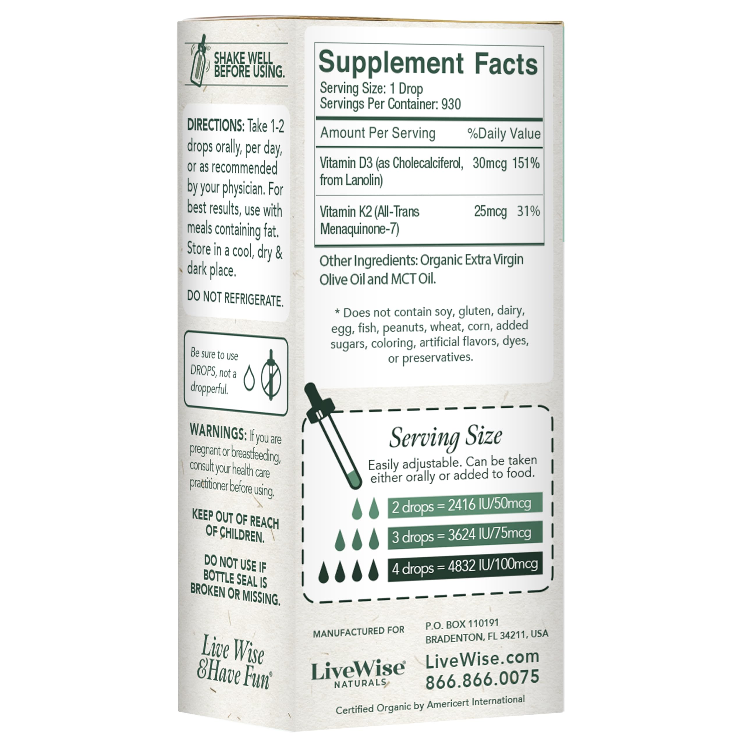 Live Wise Naturals peppermint option offers a refreshing take on daily use.