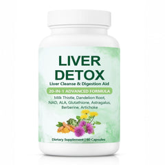 Liver Cleanse and Digestion Aid Health bottle supports daily digestive comfort.