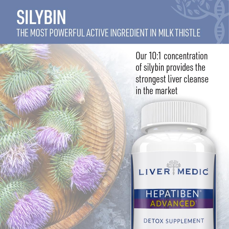 Hepatiben digestive repair visuals with turmeric and related ingredients.
