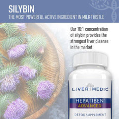 Hepatiben digestive repair visuals with turmeric and related ingredients.