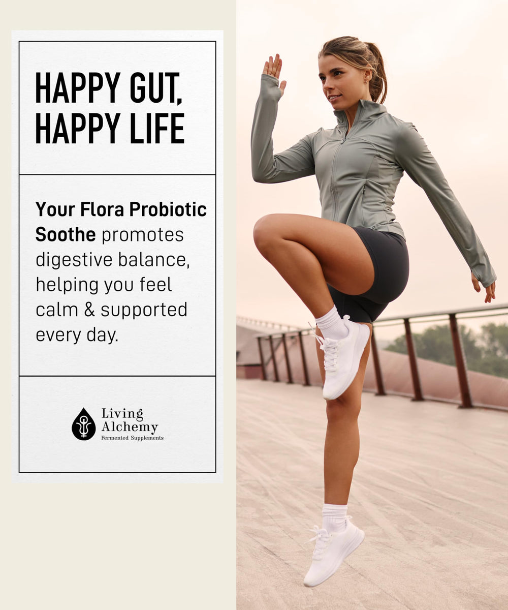 Ginger and turmeric blend on label indicating digestive support benefits