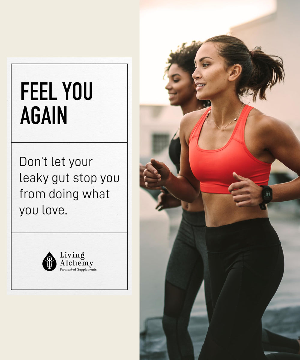 Living Alchemy Your Flora Terrain non-gmo-label highlights quality and clean formulation.
