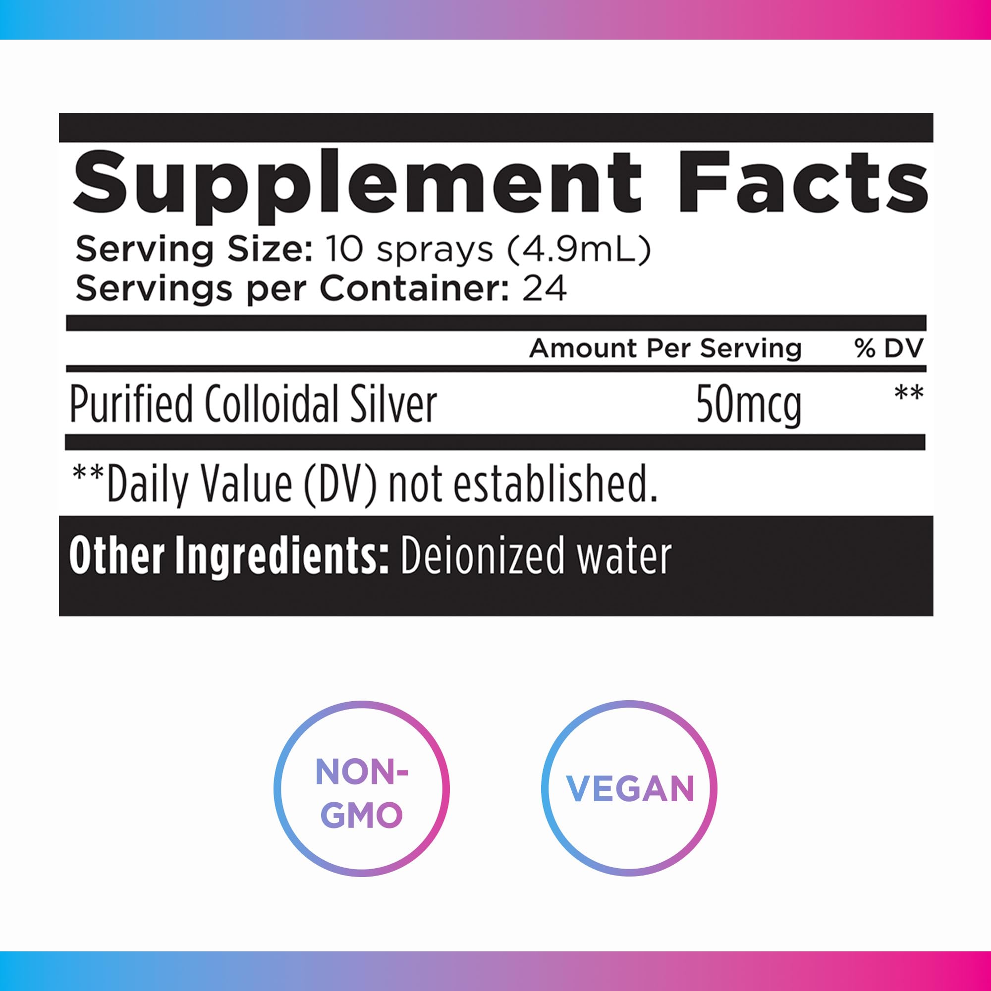 Travel-friendly Livingood Daily Colloidal Silver bottle for on-the-go wellness.
