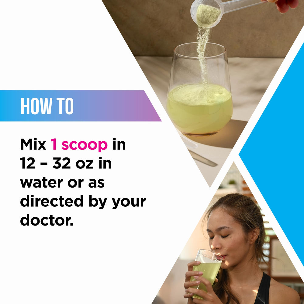 Livingood Daily Electrolytes Powder lemon lime in glass offers post-workout refreshment.