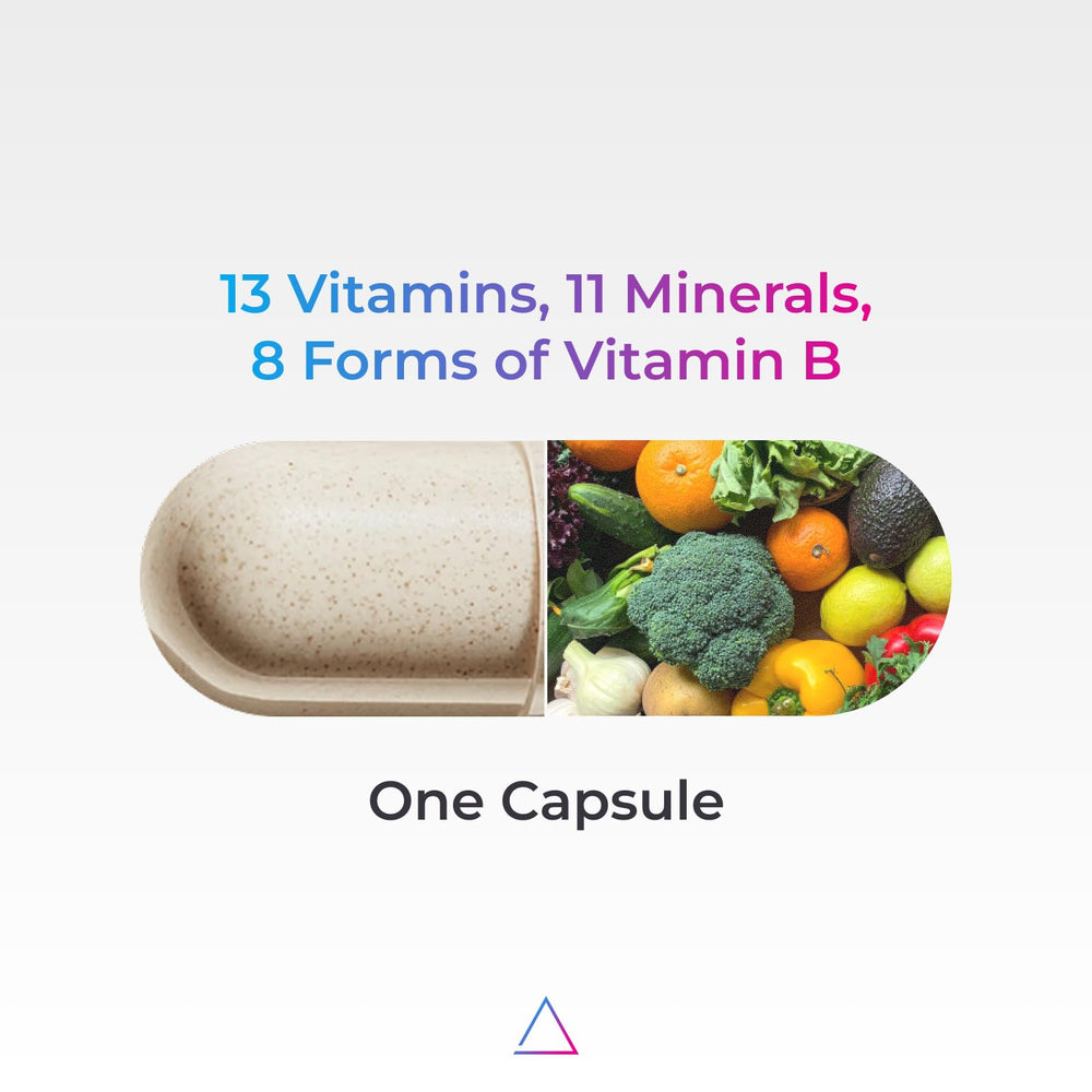Two capsules daily with meals guidance for Livingood Daily methylated multivitamin
