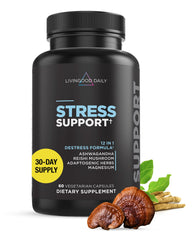 Livingood Daily Stress Support bottle front for daily calm
