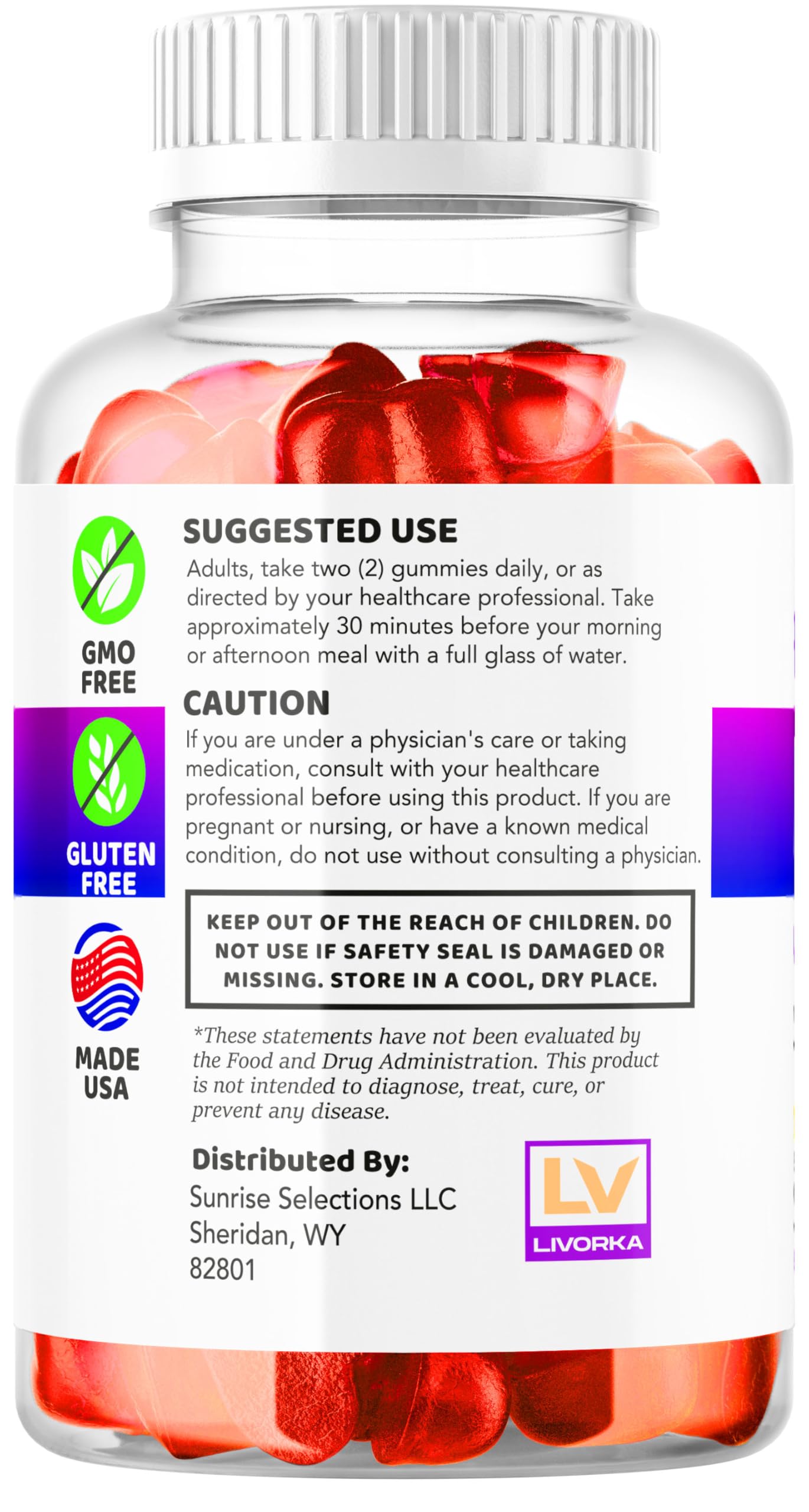 LIVORKA 3-month supply box signals long-term routine.