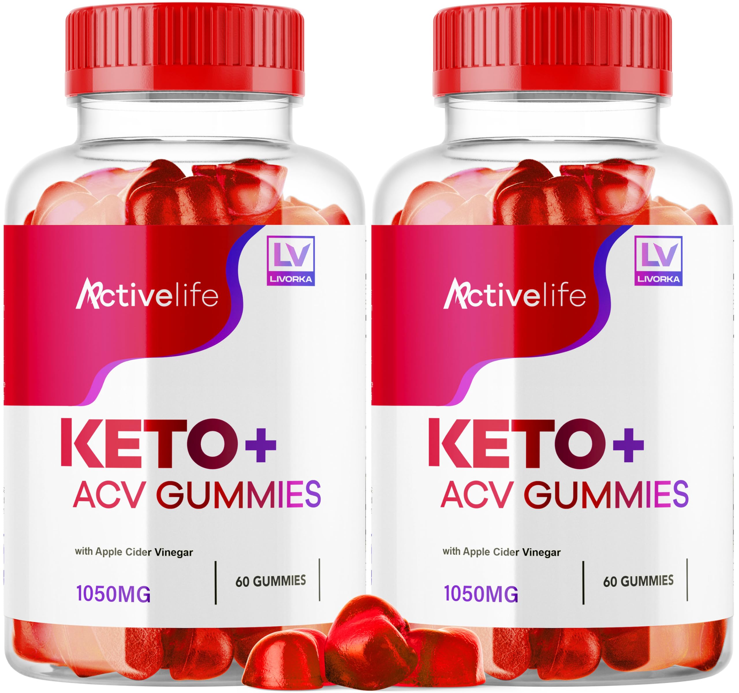 Livorka ActivLife Keto ACV Gummies bottle for convenient daily supplementation