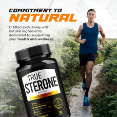Advanced formula label communicates a higher-quality vitamin capsule option.