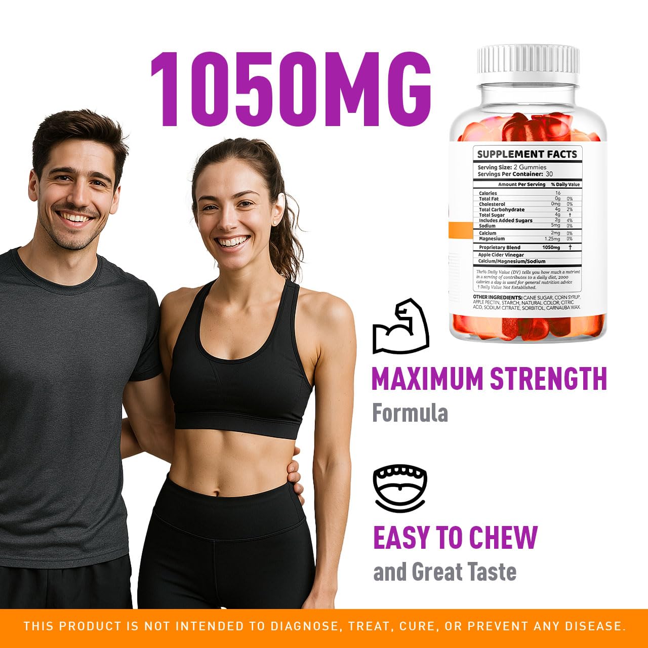 LIVORKA All Natural Gummies ingredients, clean label for everyday snacking.