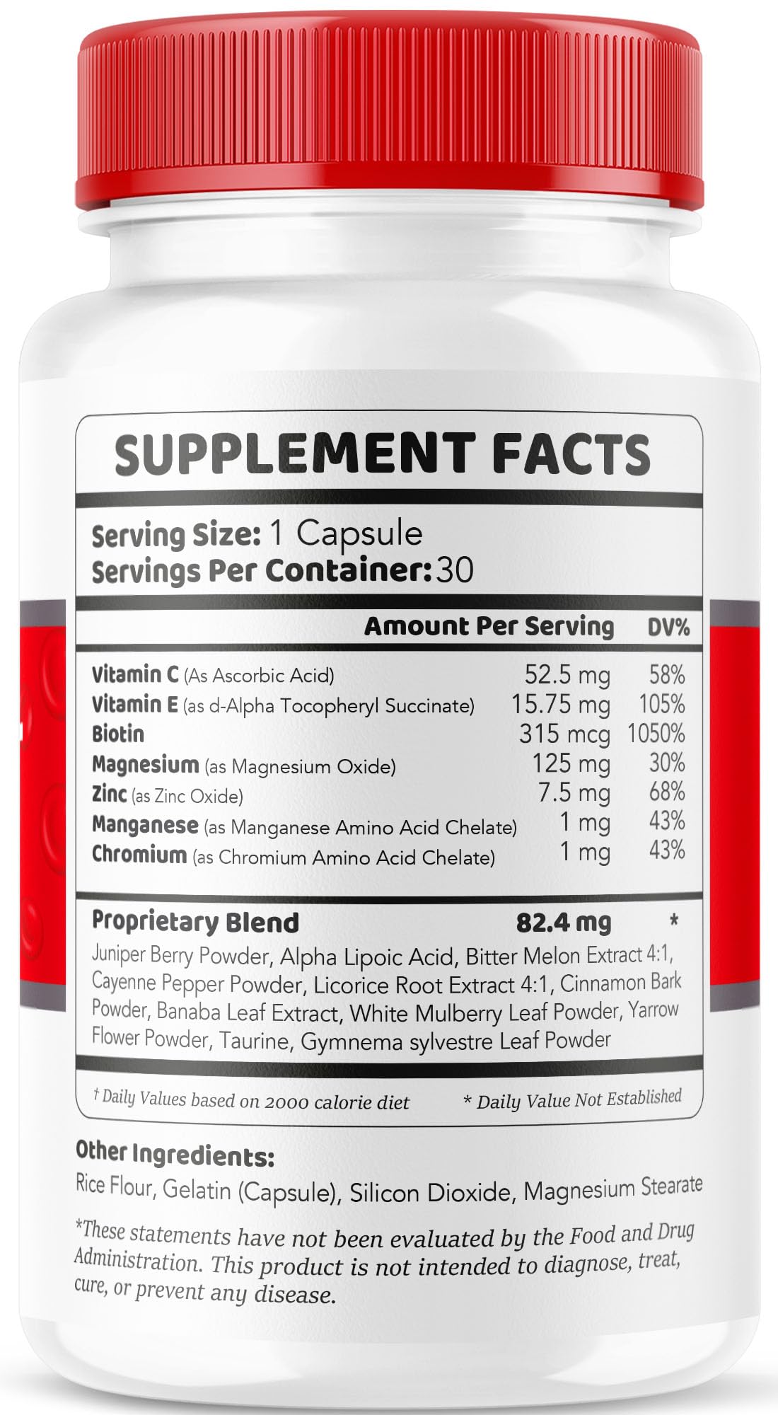 Livorka Balance Flow label detail highlighting clear ingredients