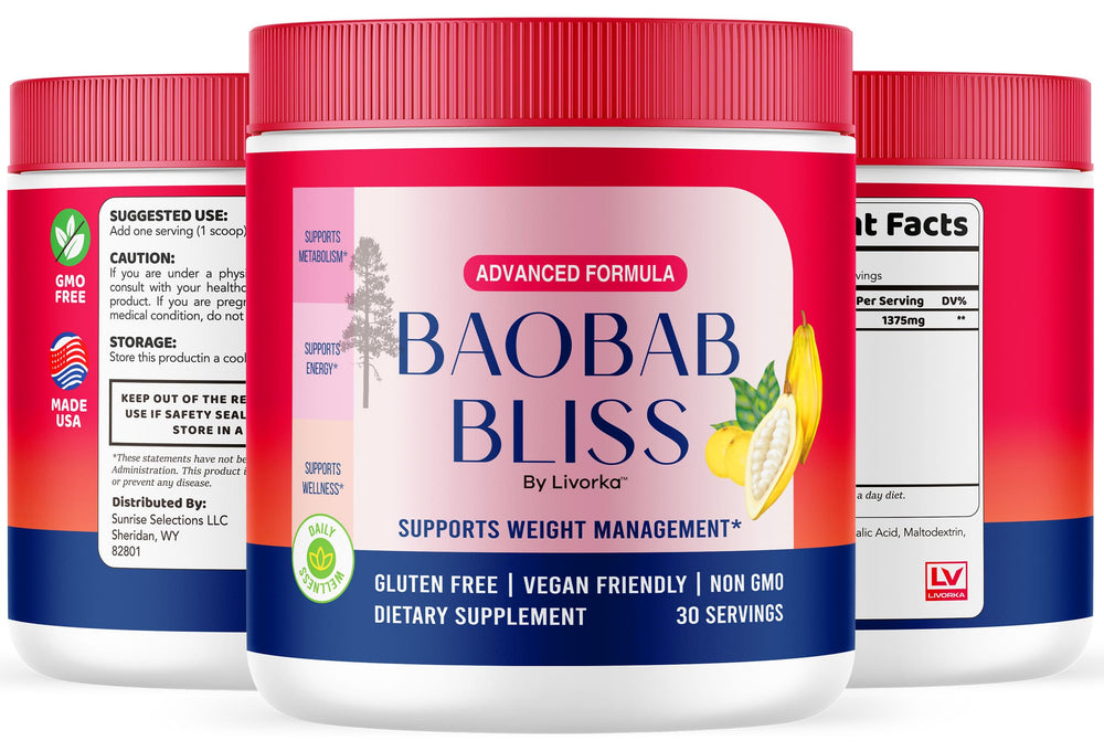 LIVORKA Baobab Bliss 60-serving pack displayed in pantry
