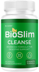LIVORKA BioSlim Cleanse bottle, showcasing convenient daily digestive support on the go.
