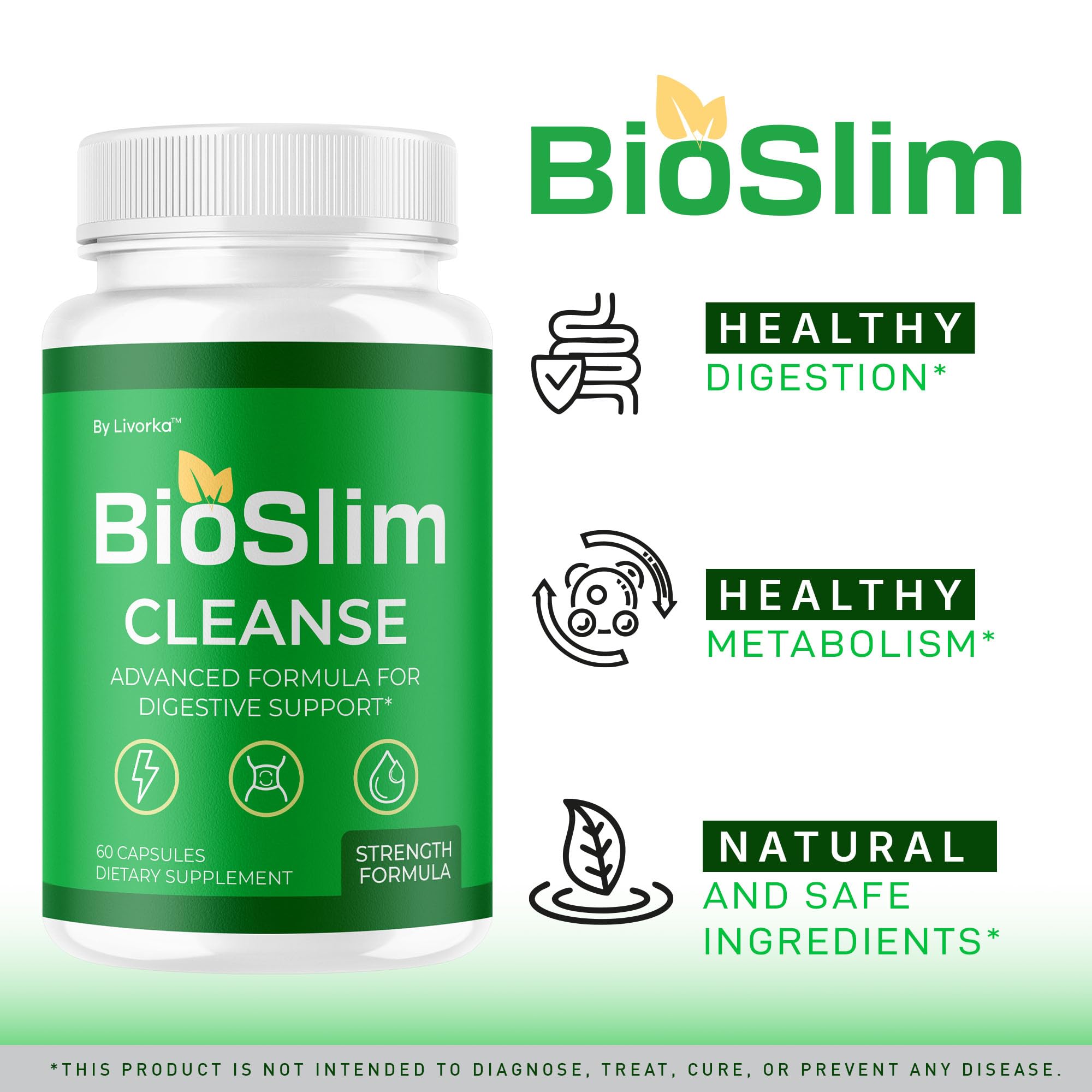 LIVORKA BioSlim Cleanse packaging highlights premium wellness presentation.