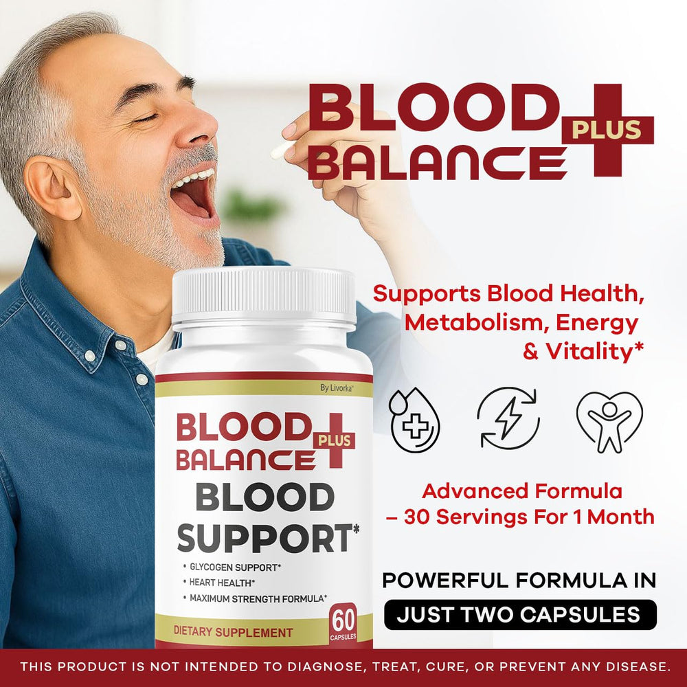 Two-pack BloodBalance Plus from LIVORKA front view for value