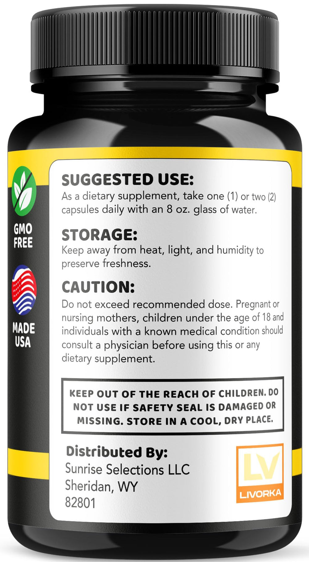 Livorka BoosterXT bottle pour showing easy dispensing for daily use