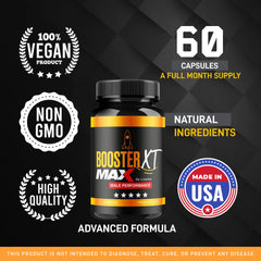 Livorka BoosterXT capsules close-up showing smooth, easy-to-swallow pills